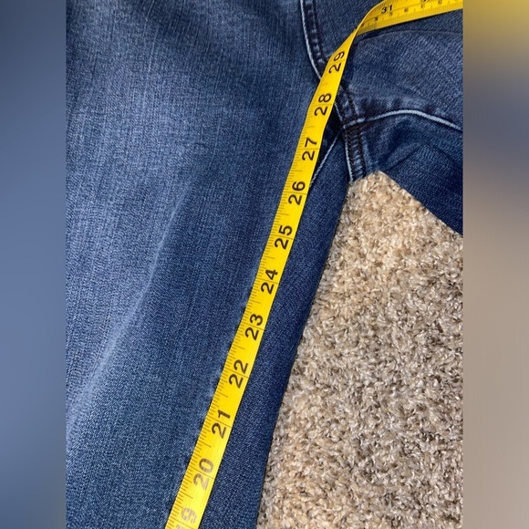 Talbots Women’s 10 Petite Simply Flattering 5 Pocket Deep Blue Denim Jeans - Picture 5 of 5